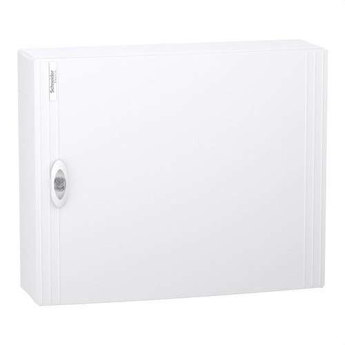Enveloppe modulaire de surface avec porte blanche 2 rangées 24 modules PrismaSeT XS avec la référence LVSXL224 de la marque SCHNEIDER ELECTRIC