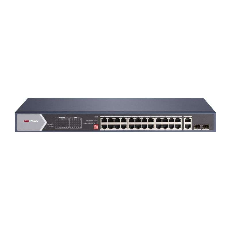 Switch 24 ports Hikvision Gigabit PoE DS-3E0528HP-E avec la référence DS-3E0528HP-E de la marque HIKVISION