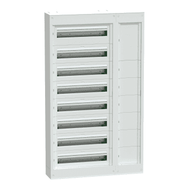 Coffret de distribution en saillie PrismaSeT S 8 rangées 24 modules avec couloir avec la référence LVSSD824 de la marque SCHNEIDER ELECTRIC