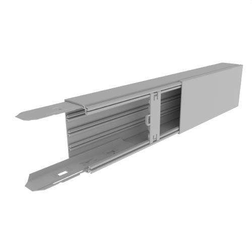 Goulotte grise U23X 60x110mm avec la référence 73083-04 de la marque UNEX