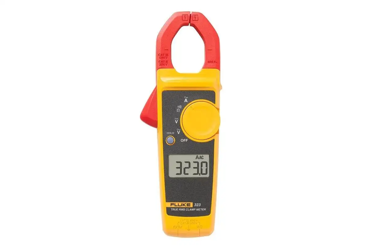 Pince ampèremétrique numérique Fluke 323 True RMS 400 A CA 600 V CAT III / 300 V CAT IV avec la référence 5065521 de la marque FLUKE