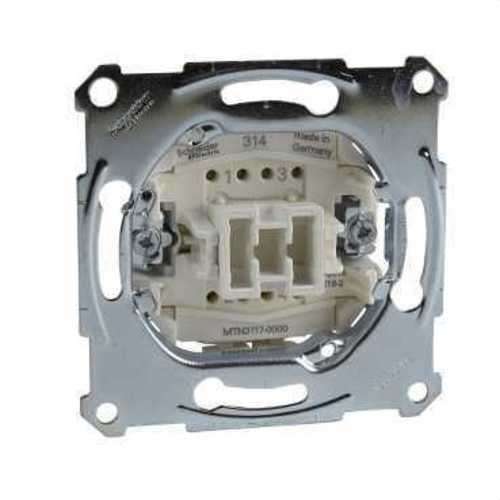 Interrupteur croisé 10A 250V compatible avec Elegance et D-Life avec la référence MTN3117-0000 de la marque SCHNEIDER ELECTRIC