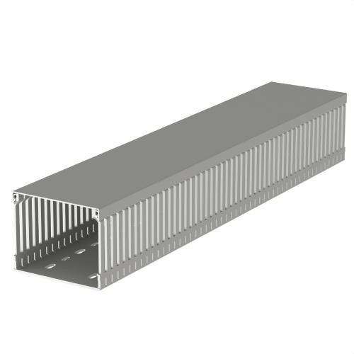 Goulotte grise U23X 80x100mm avec la référence 80.100.77 de la marque UNEX