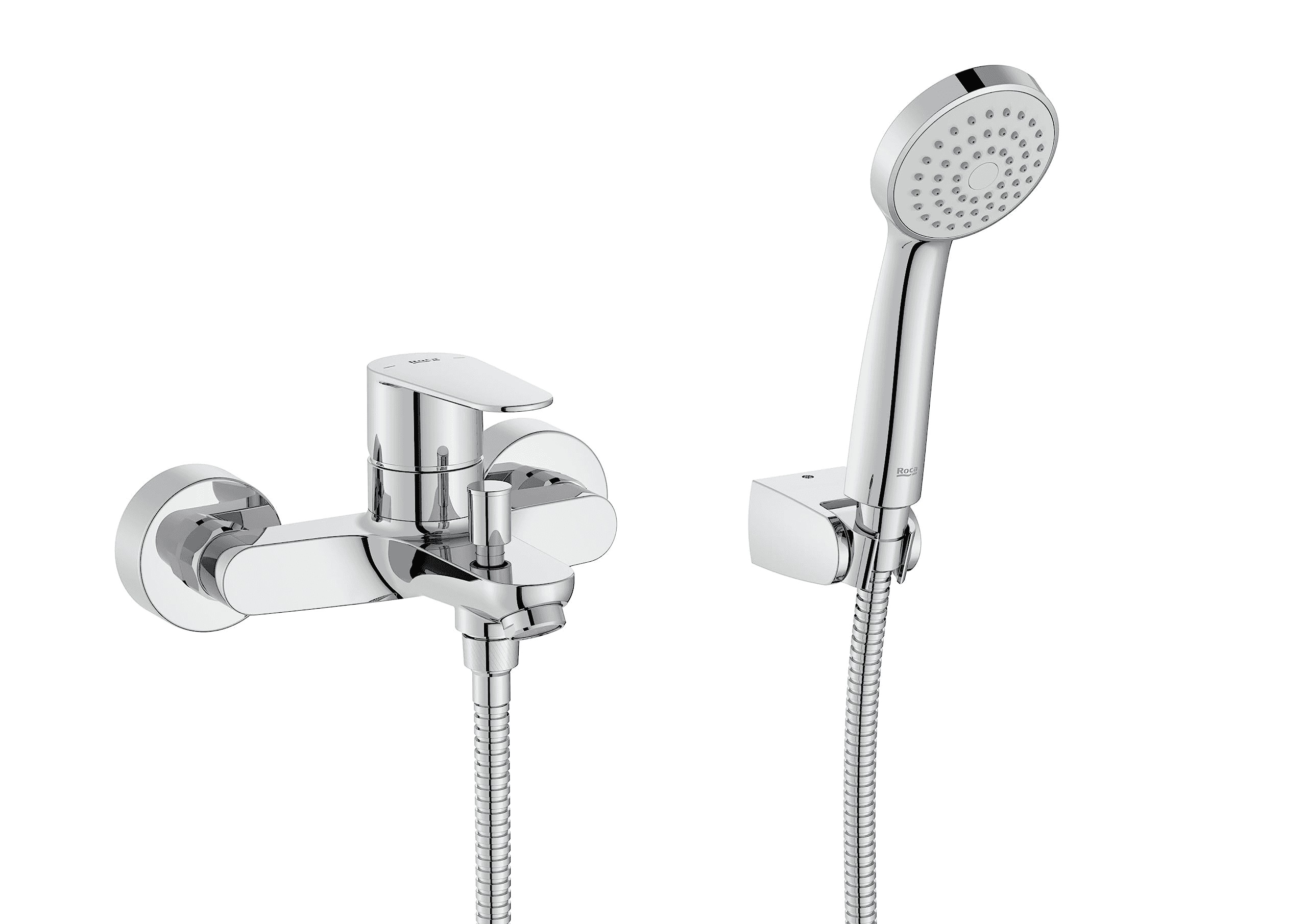 Ensemble de douche et baignoire mitigeur Roca Victoria Plus avec la référence A5A014FC00 de la marque ROCA