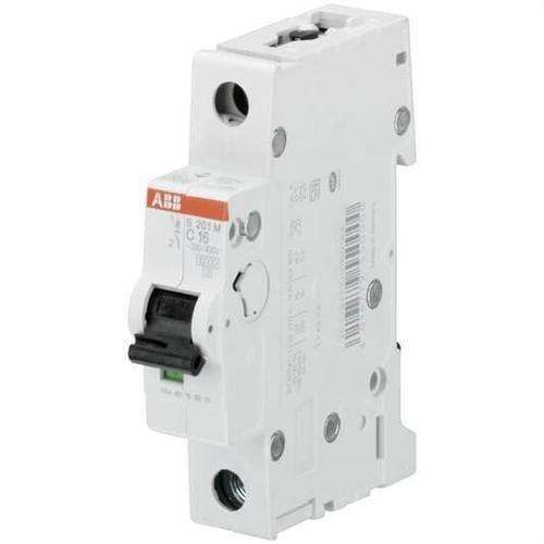 Disjoncteur S201M-C0,5 1P 0,5A Courbe C 15kA avec la référence 2CDS271001R0984 de la marque ABB