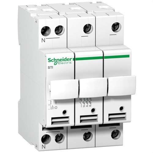 Porte-fusible sectionneur Acti9 STI 3P+N 500V avec la référence A9N15658 de la marque SCHNEIDER ELECTRIC