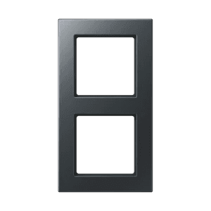 Cadre double Jung Série A anthracite mat avec la référence A5582BFANM de la marque JUNG