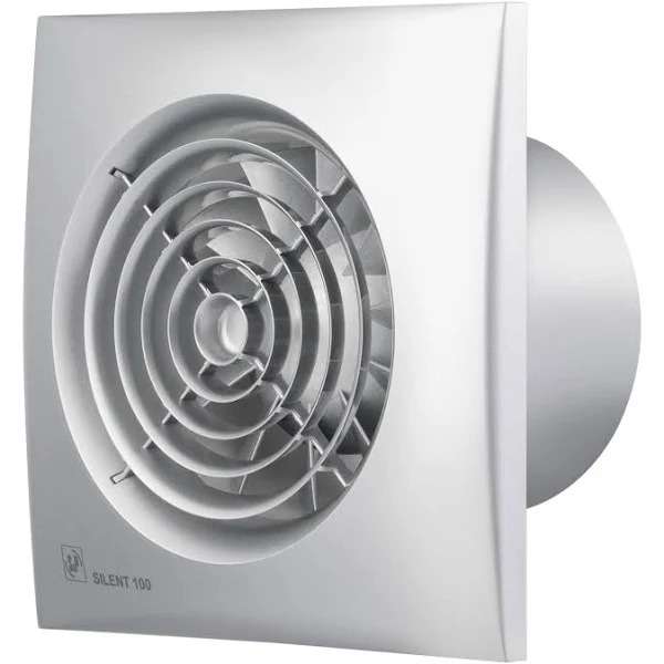 Extracteur de salle de bain SILENT-100 CZ Silver (220-240V 50) RE avec la référence 5210415500 de la marque SOLER & PALAU