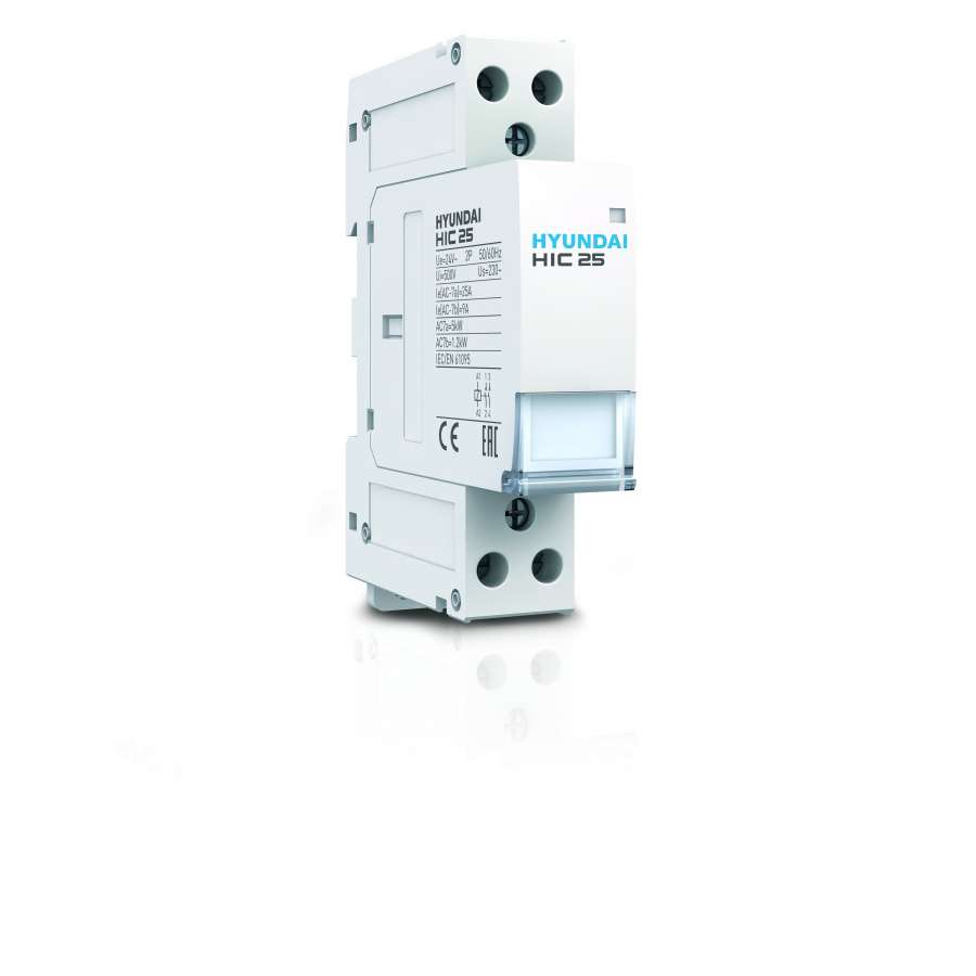 Contacteur modulaire 25A 2NO AC 50HZ 230V CA avec la référence HYC25-20NS230 de la marque PROCOEL