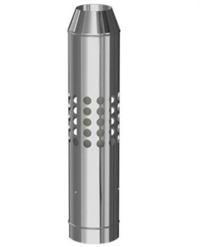 Sortie de toit coaxiale diamètre 125/200mm PP/Inox avec la référence 125200COAXCONO45 de la marque FIG