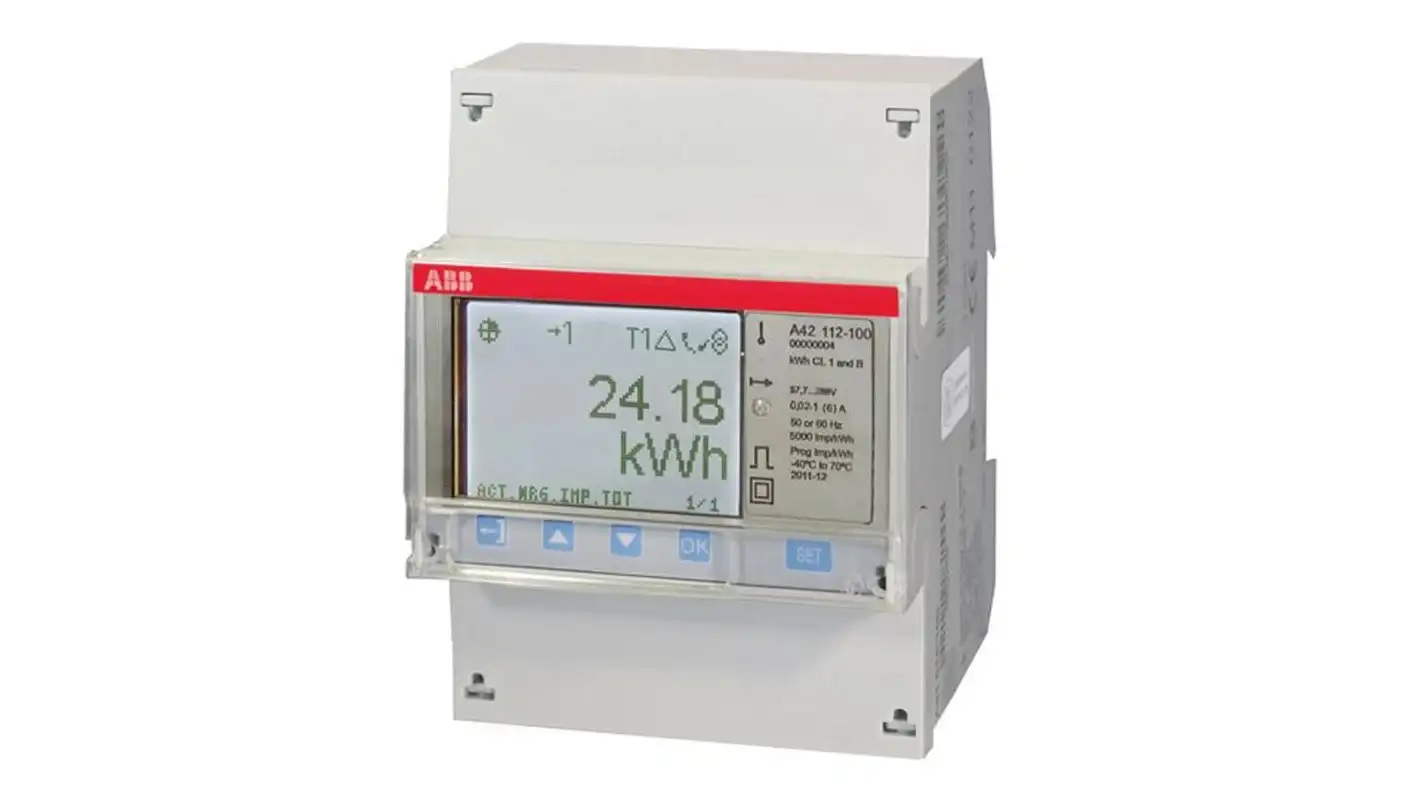 ABB A42 112-100 Single-Phase Meter Indirect Measurement Modbus RS485 with reference 2CMA170510R1000 from the brand ABB