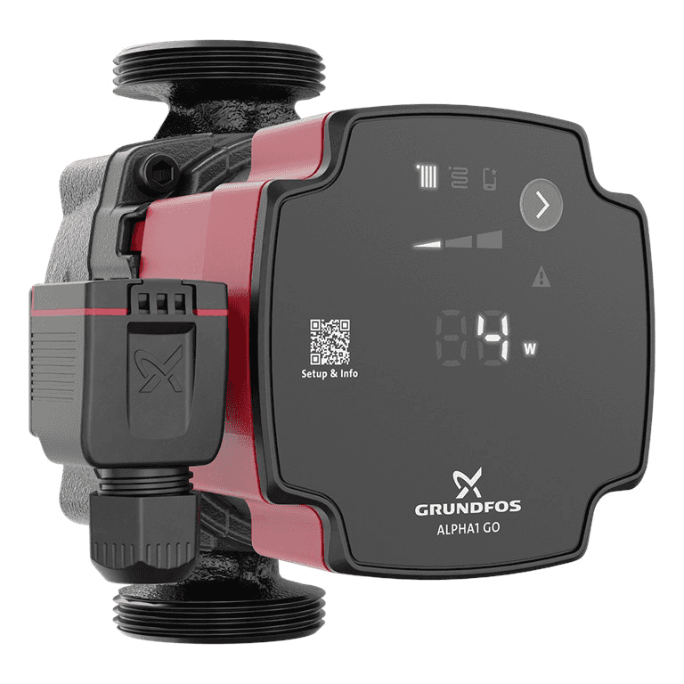 Pompe de circulation Grundfos ALPHA1 GO 25-60 130 avec la référence 93074171 de la marque GRUNDFOS