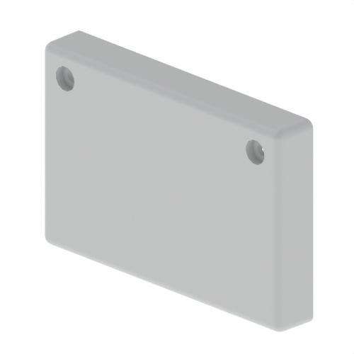 Embout final gris 60x100mm U48X avec la référence 66113-48 de la marque UNEX