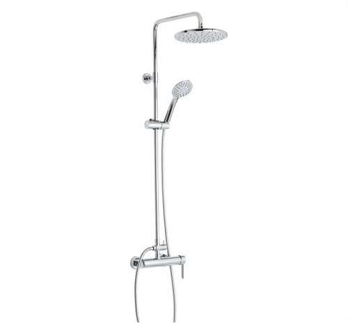 Colonne de douche mitigeur OSLO chrome avec la référence CM65110 19 de la marque GENEBRE