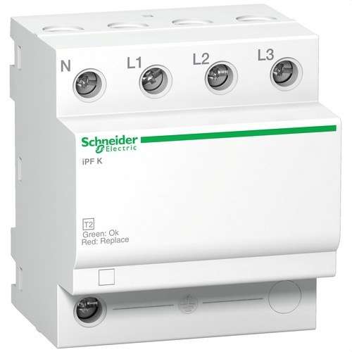 Limiteur de surtensions transitoires de type 2 Acti9 iPFK65 65KA 340V 3P+N avec la référence A9L15586 de la marque SCHNEIDER ELECTRIC