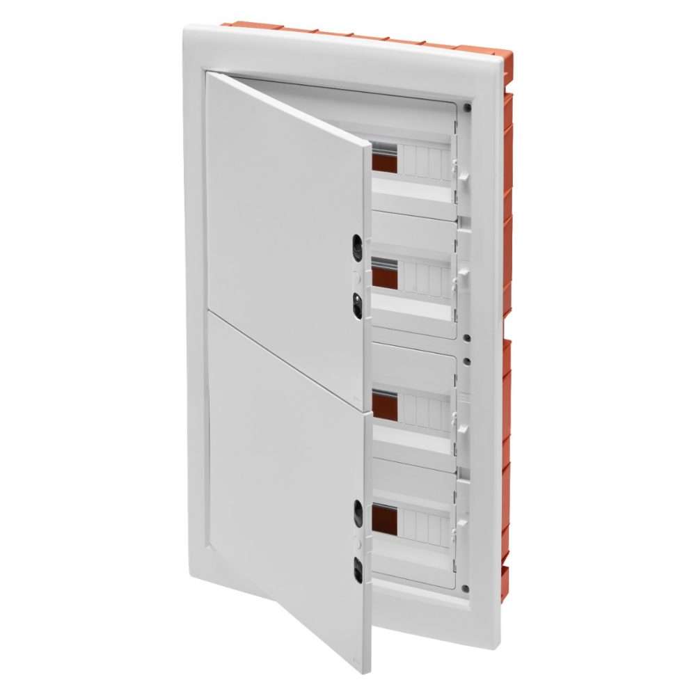 Tableau de distribution encastré avec porte aveugle 72 modules (18x4) avec la référence GW40891 de la marque GEWISS