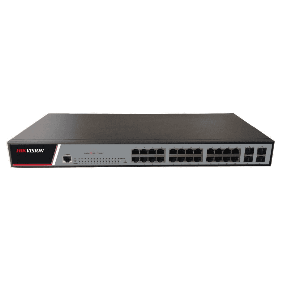 Switch manageable 28 ports Hikvision Gigabit DS-3E2528 avec la référence DS-3E2528 de la marque HIKVISION