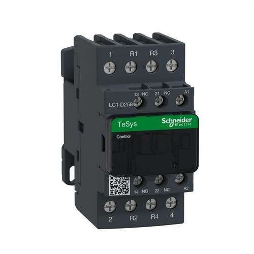 Contacteur 40A 1 NO/1 NC 48V 50-60HZ 2P avec la référence LC1D258E7 de la marque SCHNEIDER ELECTRIC
