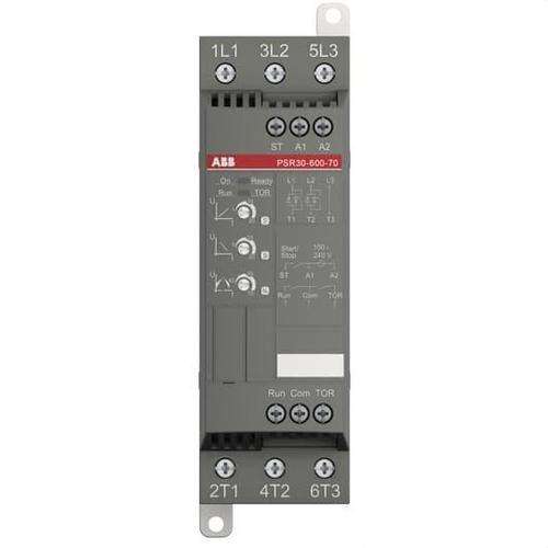 Démarreur progressif ABB PSR 30 A 600 V ac 15 kW avec la référence 1SFA896109R7000 de la marque ABB