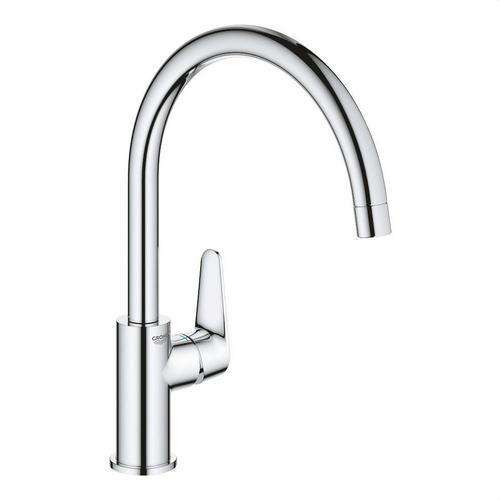 Mitigeur de cuisine 1/2" Grohe Baucurve chrome avec la référence 31536001 de la marque GROHE