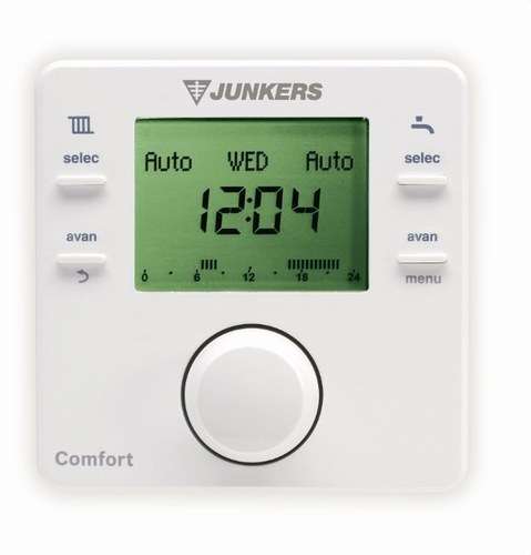 Thermostat intelligent modulant sans fil CR80 RF avec la référence 7738112287 de la marque BOSCH