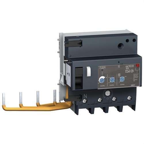 Disjoncteur différentiel VIGI NG125/63 4P 300-3000mA Classe A avec la référence 19037 de la marque SCHNEIDER ELECTRIC