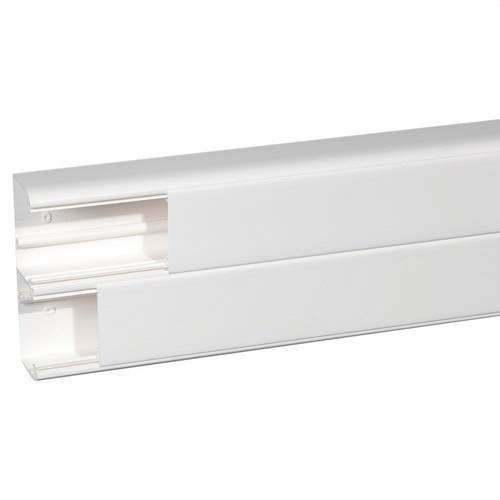 Canal DLP monobloc 50x150 avec couvercles de 65mm blanc - Canal de 2 mètres avec la référence 010427 de la marque LEGRAND
