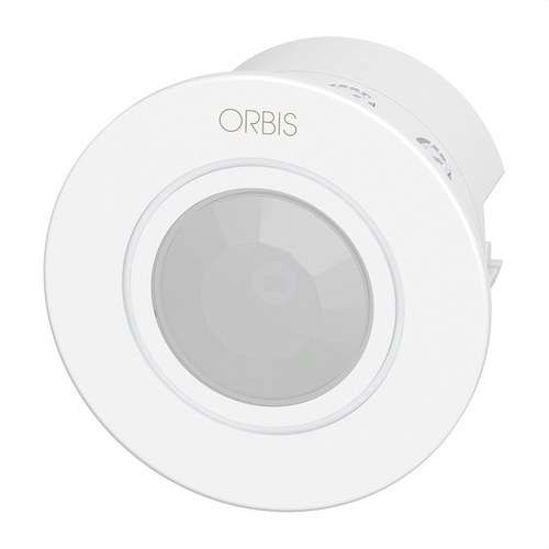 Détecteur de mouvement Dicromat+EMPT.PLAFOND 360° FTO.EXTRA-PLAT.CHAMP DE DÉT.: Ø10M(DÉPLACEMENT avec la référence OB136112 de la marque ORBIS