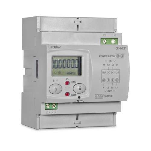 Compteur d'énergie triphasé direct Circutor CEM-C21-T1 avec la référence Q22411. de la marque CIRCUTOR