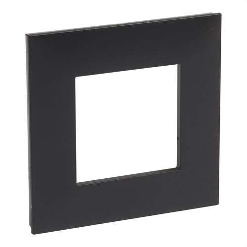 Cadre décoratif 1 élément dark/chrome Valena Next avec la référence 741061 de la marque LEGRAND