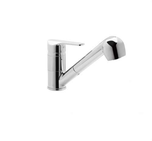 Mitigeur de cuisine avec bec extractible K8 chrome avec la référence 61205 28 45 66 de la marque GENEBRE
