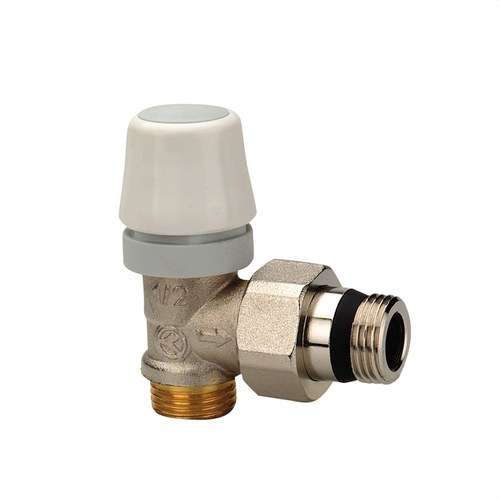 Vanne thermostatique d'équerre mâle 1/2" avec la référence 67490 de la marque ORKLI