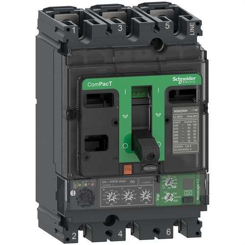 Disjoncteur ComPacT NSX160N 50kA AC 3P3R 160A Micrologic 4.2 avec la référence C16N34V160 de la marque SCHNEIDER ELECTRIC