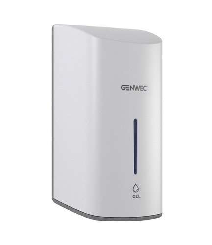 Distributeur automatique de savon/gel désinfectant 1100ml ABS blanc avec la référence GW04 16 01 00 de la marque GENWEC