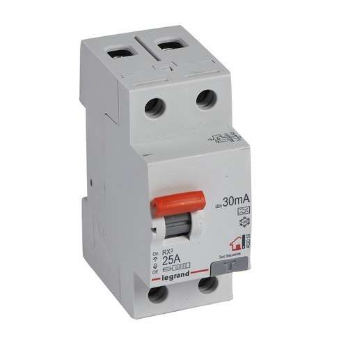 Différentiel RX³ 2P 25A 30mA avec la référence 402059 de la marque LEGRAND