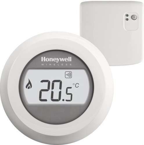 Kit composé de thermostat numérique Honeywell T87 + récepteur BDR91 avec la référence Y87RF2058 de la marque RESIDEO