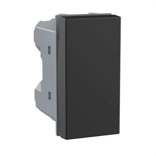 Interrupteur double étroit de 1 module pour volets dark Classia avec la référence RG4027N de la marque BTICINO