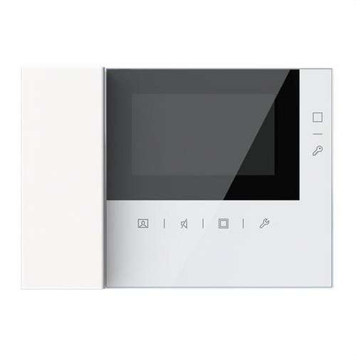 Moniteur visiophone Welcome 4,3" blanc avec la référence WM22471-W de la marque NIESSEN