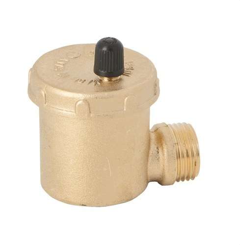 Purgeur automatique d'air 1/2" avec fermeture manuelle et connexion latérale avec la référence 70038 04 00 de la marque GENEBRE