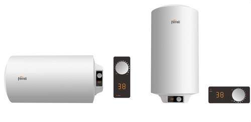 Chauffe-eau électrique vertical TIBER C Slim 50 litres avec la référence GRKD44KA de la marque FERROLI