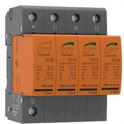 Parafoudre transitoire PSC4-12,5/400TT 3P+N 12,5kA 4 modules débrochable avec la référence 77738405 de la marque CIRPROTEC