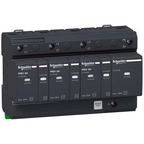 Parafoudre PRD1 25r 3P+N avec la référence 16332 de la marque SCHNEIDER ELECTRIC
