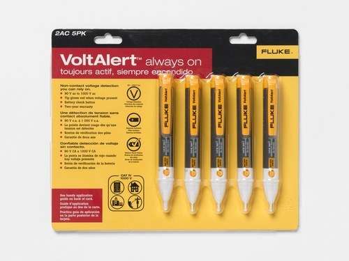 Pack de 5 Testeurs électriques fluke 2AC voltalert™ avec la référence 3807937 de la marque FLUKE