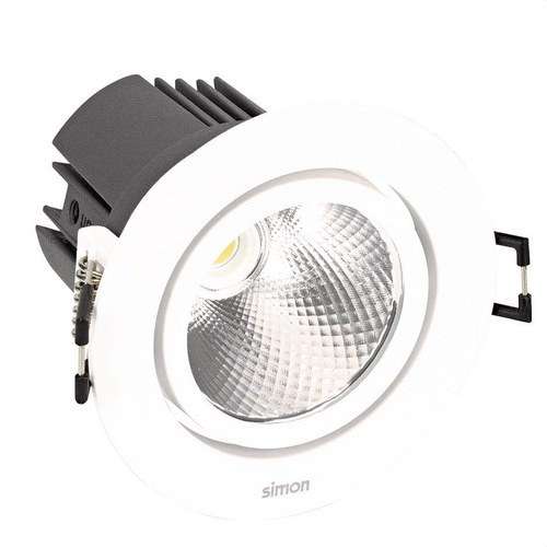 Downlight LED 703.23 Orientable Rond 4000K SPOT blanc avec la référence 70323030-284 de la marque SIMON