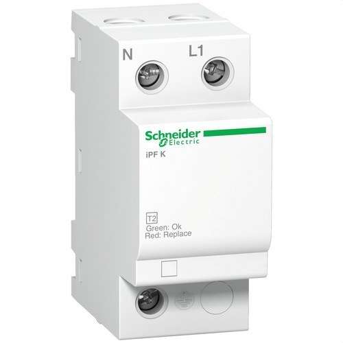 Parafoudre transitoire type 2 Acti9 iPFK40 40KA 340V 1P+N avec la référence A9L15687 de la marque SCHNEIDER ELECTRIC