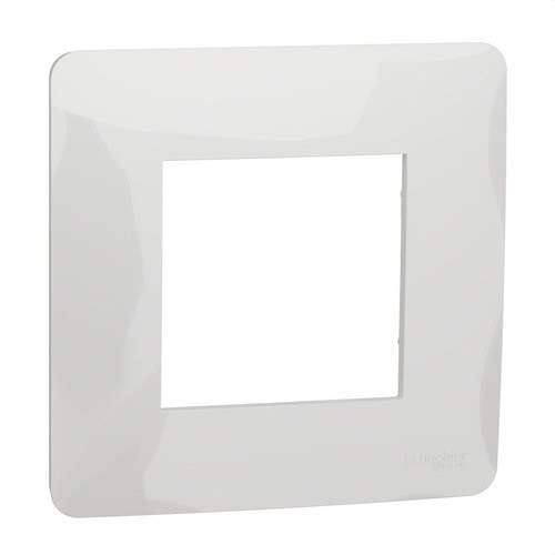 Cadre 1 élément blanc polaire New Unica Studio avec la référence NU200218 de la marque SCHNEIDER ELECTRIC