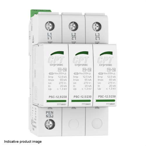 Parafoudre transitoire PSC3-12,5/400 avec la référence 77738326 de la marque CIRPROTEC