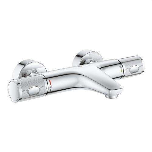 Mitigeur de baignoire thermostatique Grohtherm 1000 Performance chrome avec la référence 34830000 de la marque GROHE