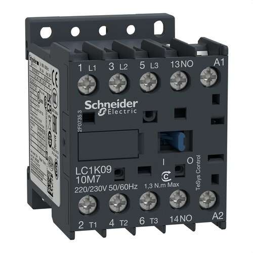 Minicontacteur K Tripolaire 9A 400V 50-60HZ avec la référence LC1K0910V7 de la marque SCHNEIDER ELECTRIC