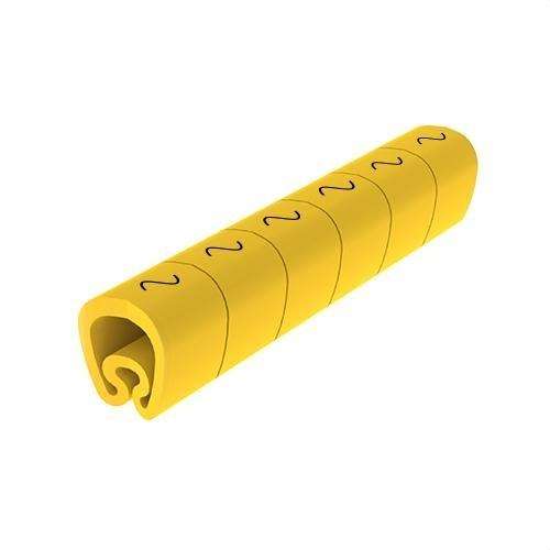 Marqueurs précoupés jaunes Ø5 PVC plastifiés avec la référence 1811-ALTER de la marque UNEX